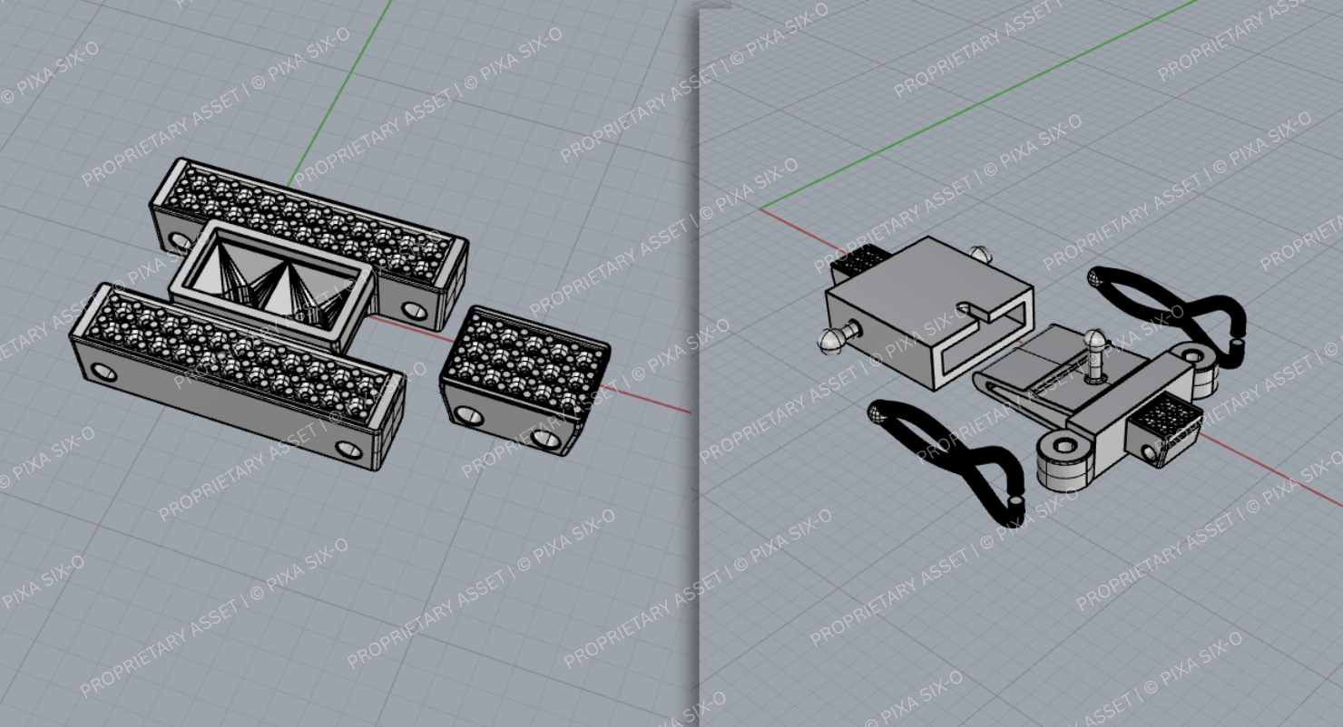 Technical Shaded View & Assembly Matrix