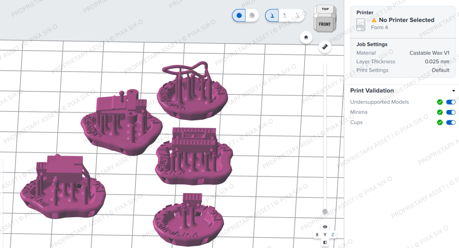 PreForm Printability & Build Chamber Layout