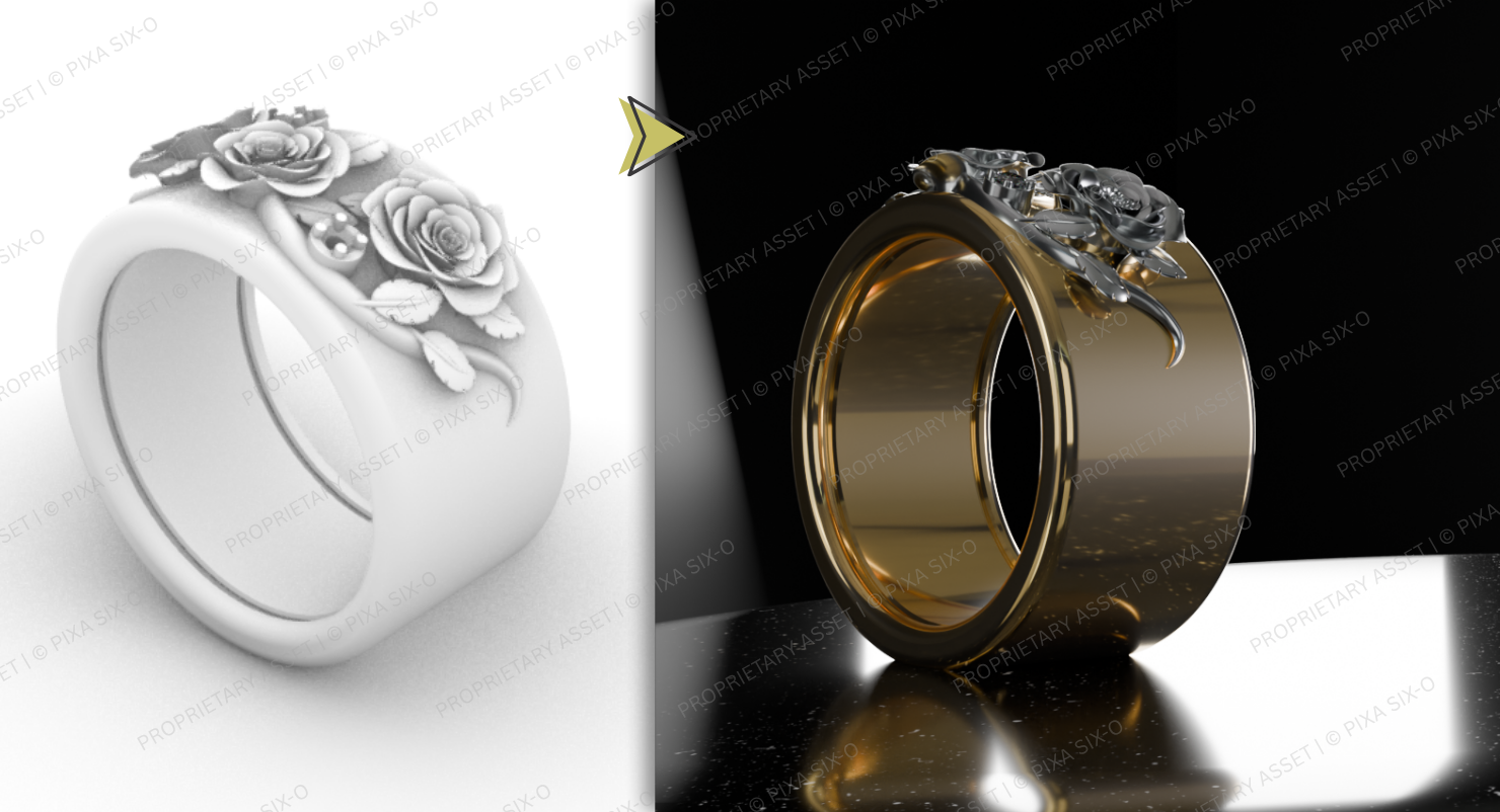Viewport Solid vs Raytraced