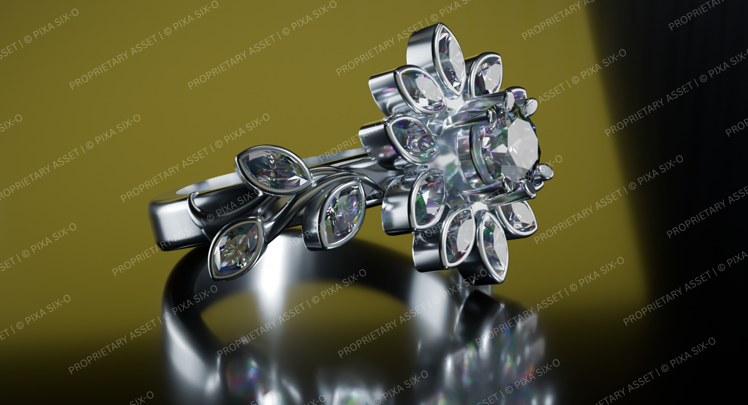 Marquise Crown Solitaire Beauty Render 3