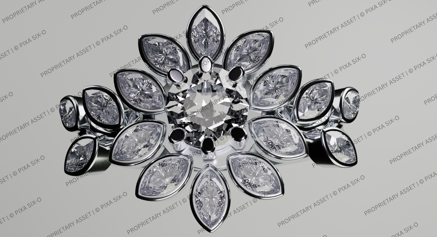 Marquise Crown Solitaire Beauty Render 2